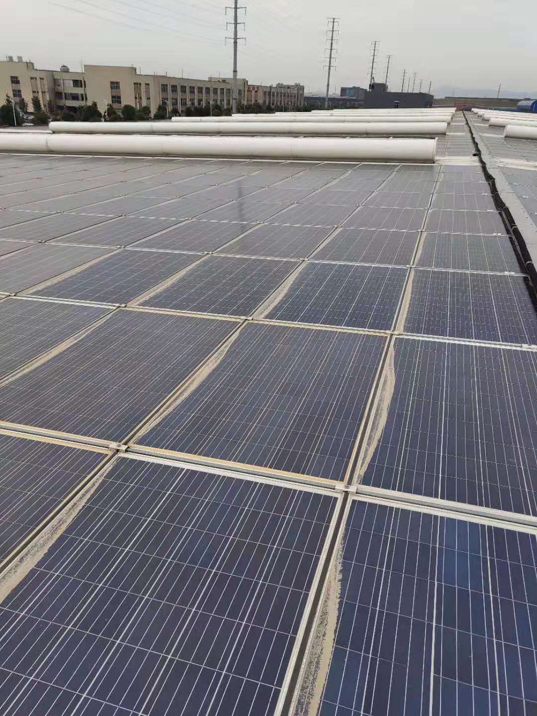 常州某钢构厂800KW防水屋顶电站